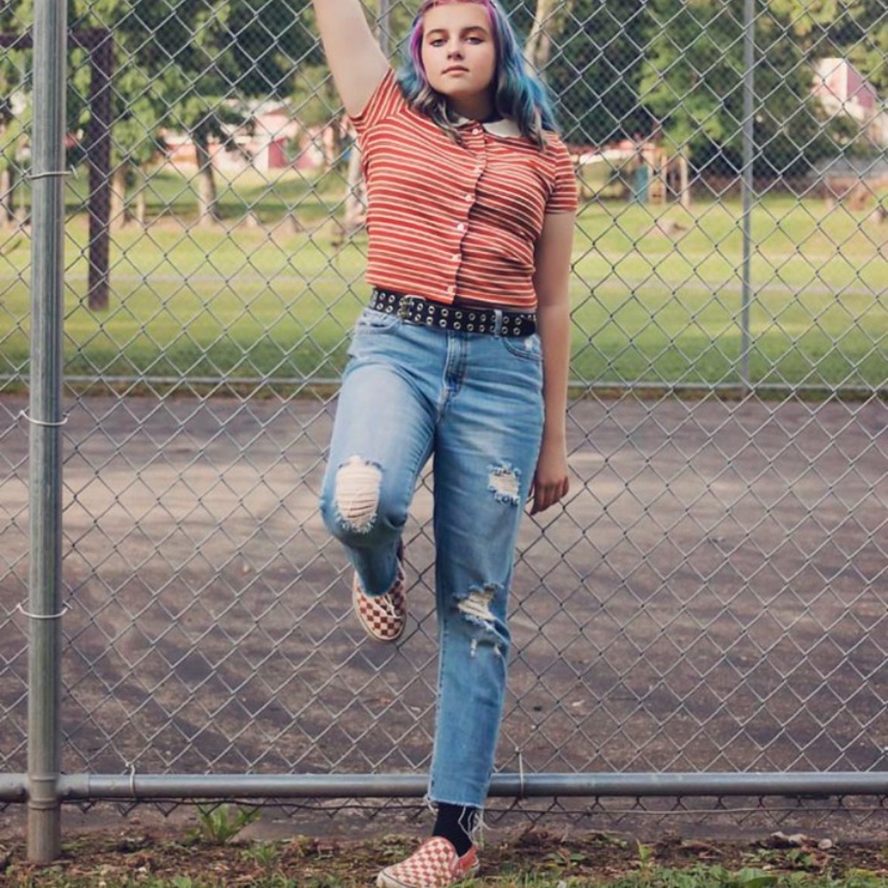 Wild Fable distressed high rise jeans